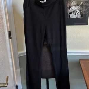 WHBM Elegant Black Women's PULL ON SKINNY FLARE Pants